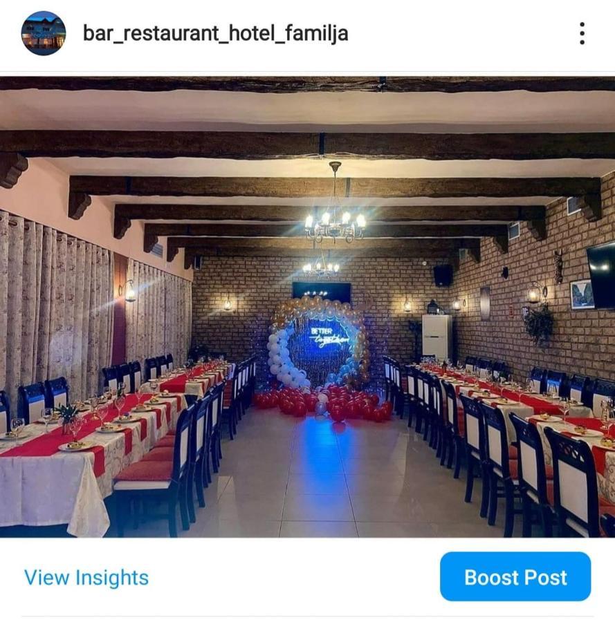 Bar-Restaurant-Hotel-Familja Klos Экстерьер фото